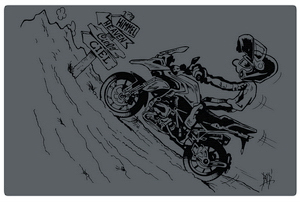 The BEEMER GS door mat print